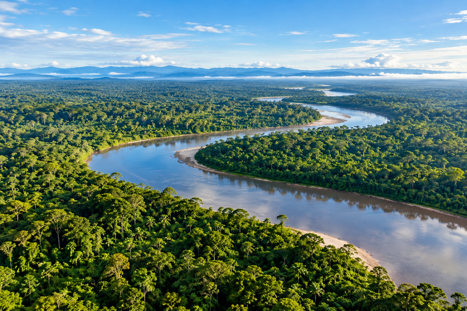 Paisaje amazónico de Madre de Dios